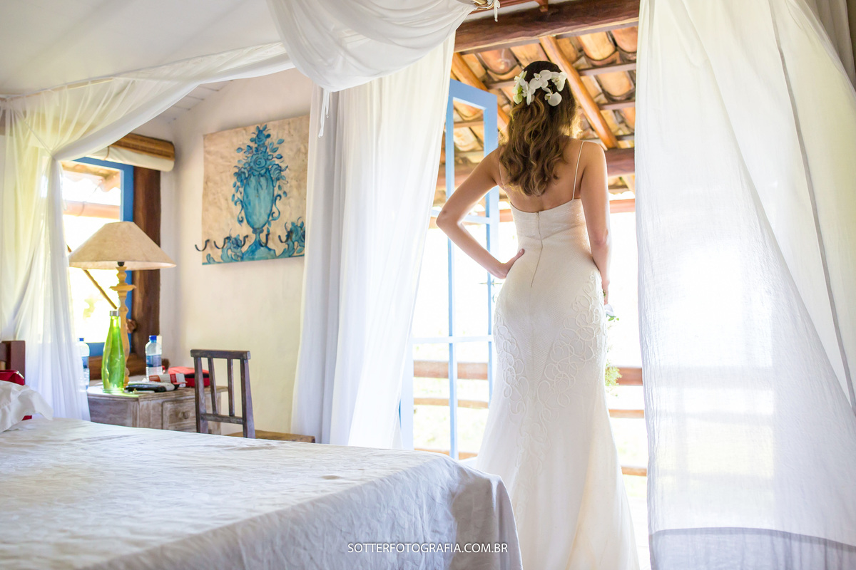 casamento em trancoso noiva vestido da noiva sotter fotografia