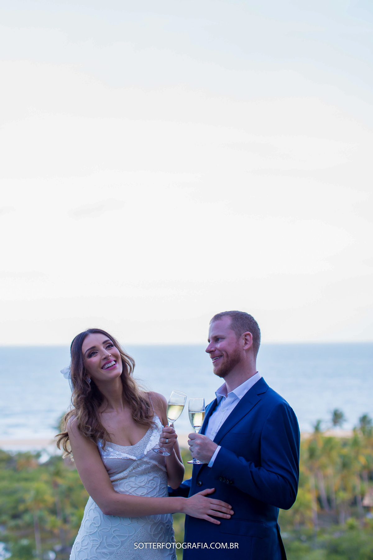 casamento em trancoso praia mar noivos sotter fotografia