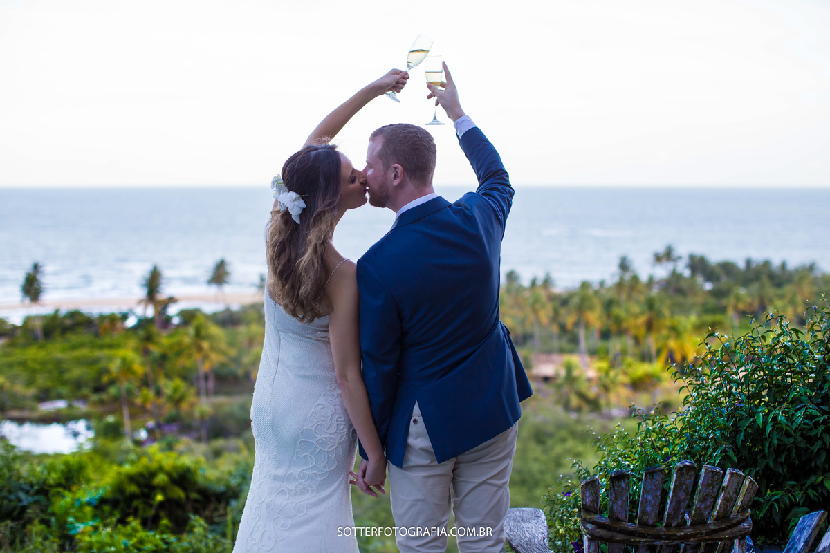 trancoso mar casamento brinde casa de lia sotter fotografia