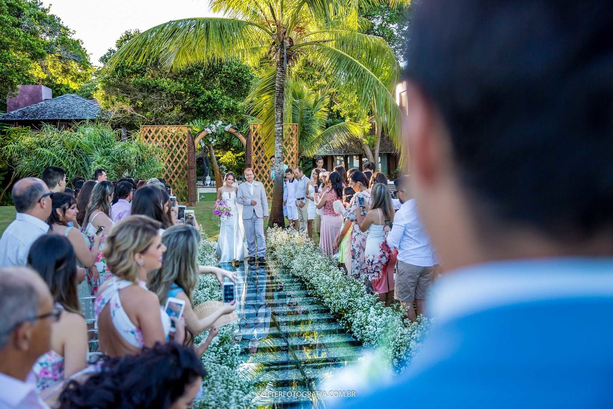 ENTRADA DA NOIVA POR SOTTER FOTOGRAFIA EM TRANCOSO