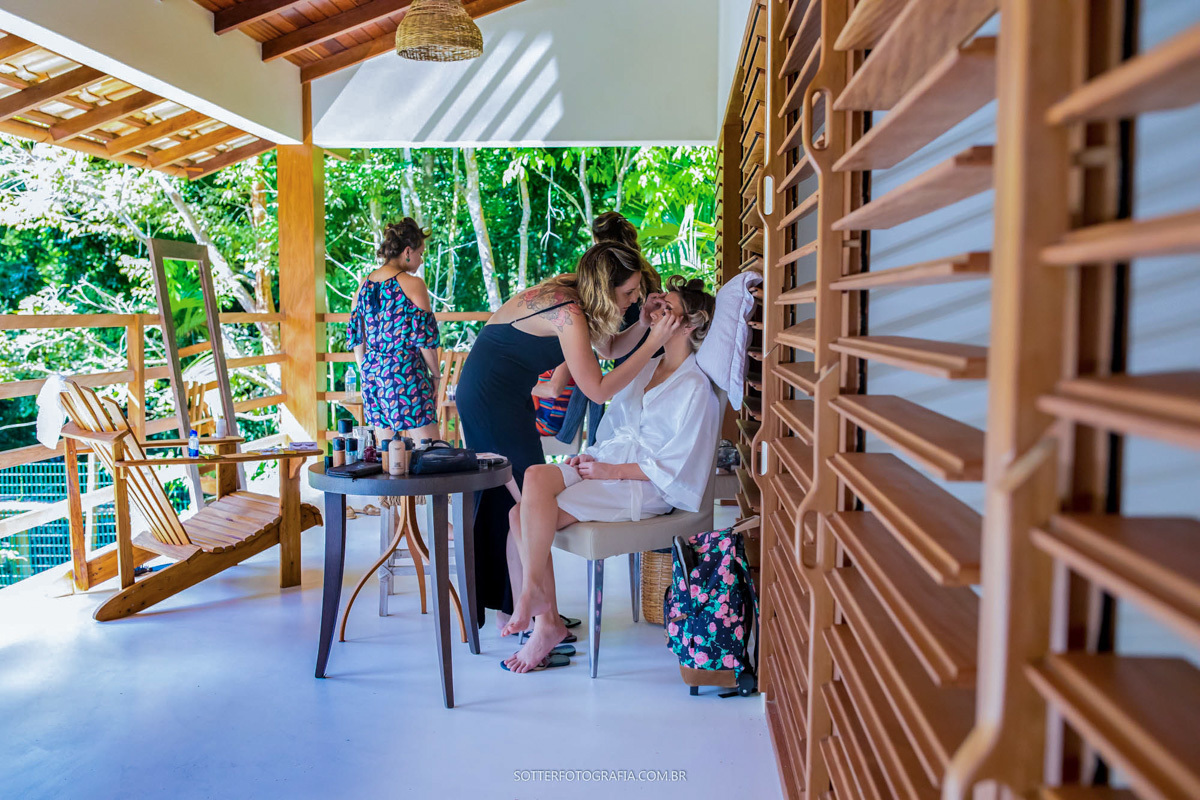 MAKING OFF DA NOIVA maquiagem linda para o grande dia em TRANCOSO fotografo Sotter 