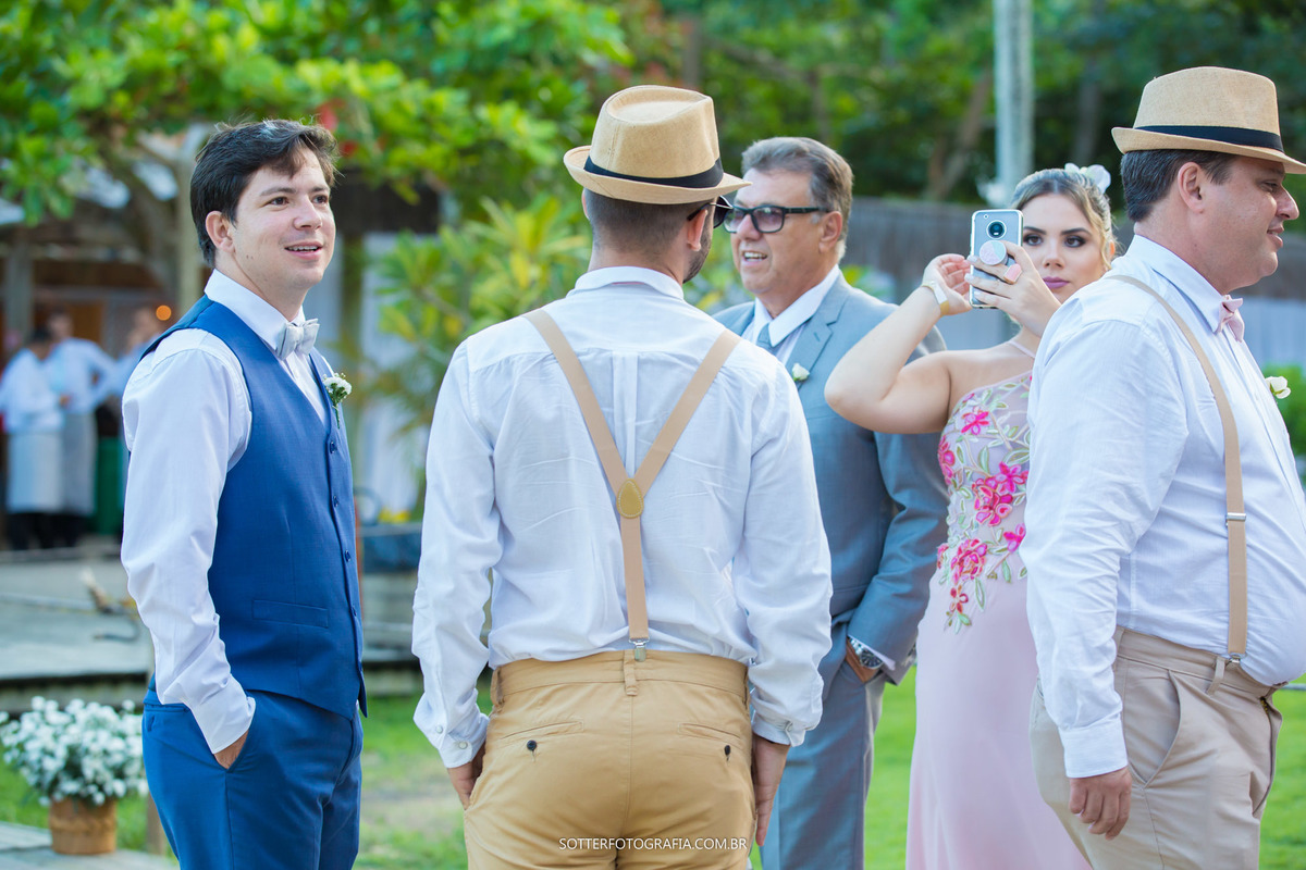 noivo ancioso casando em arraial dajuda a espera da noiva sotter fotografia