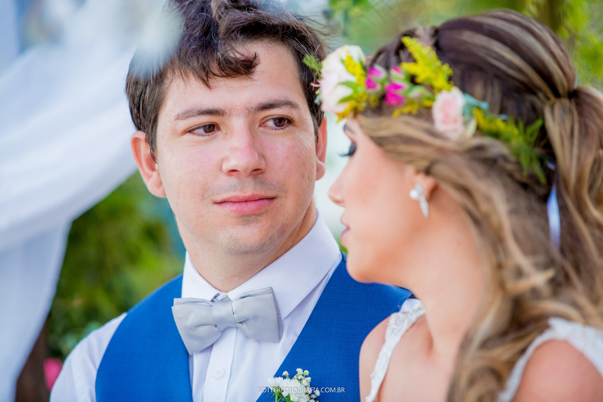 noivos casamento em arraial dajuda momento sublime emocao do noivo sotter fotografia