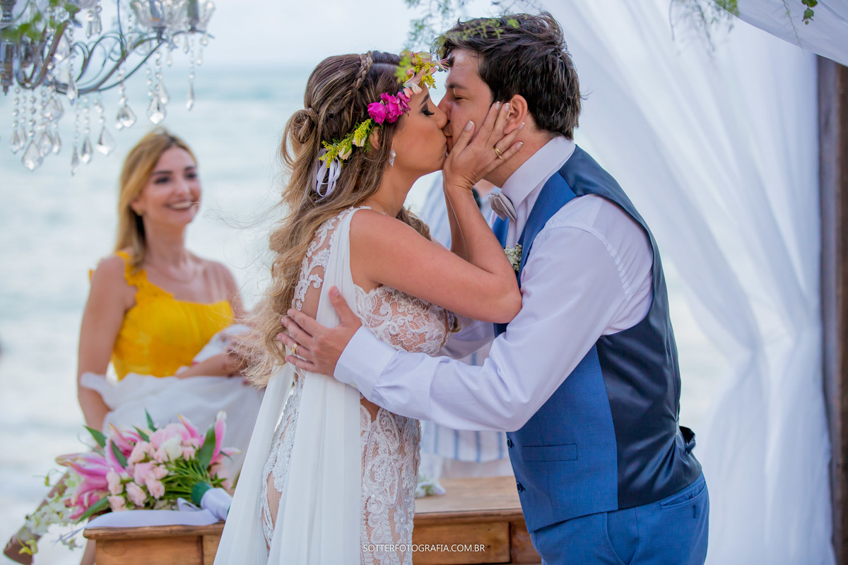 casando com vista para o mar casando em arraial dajuda sotter fotografia