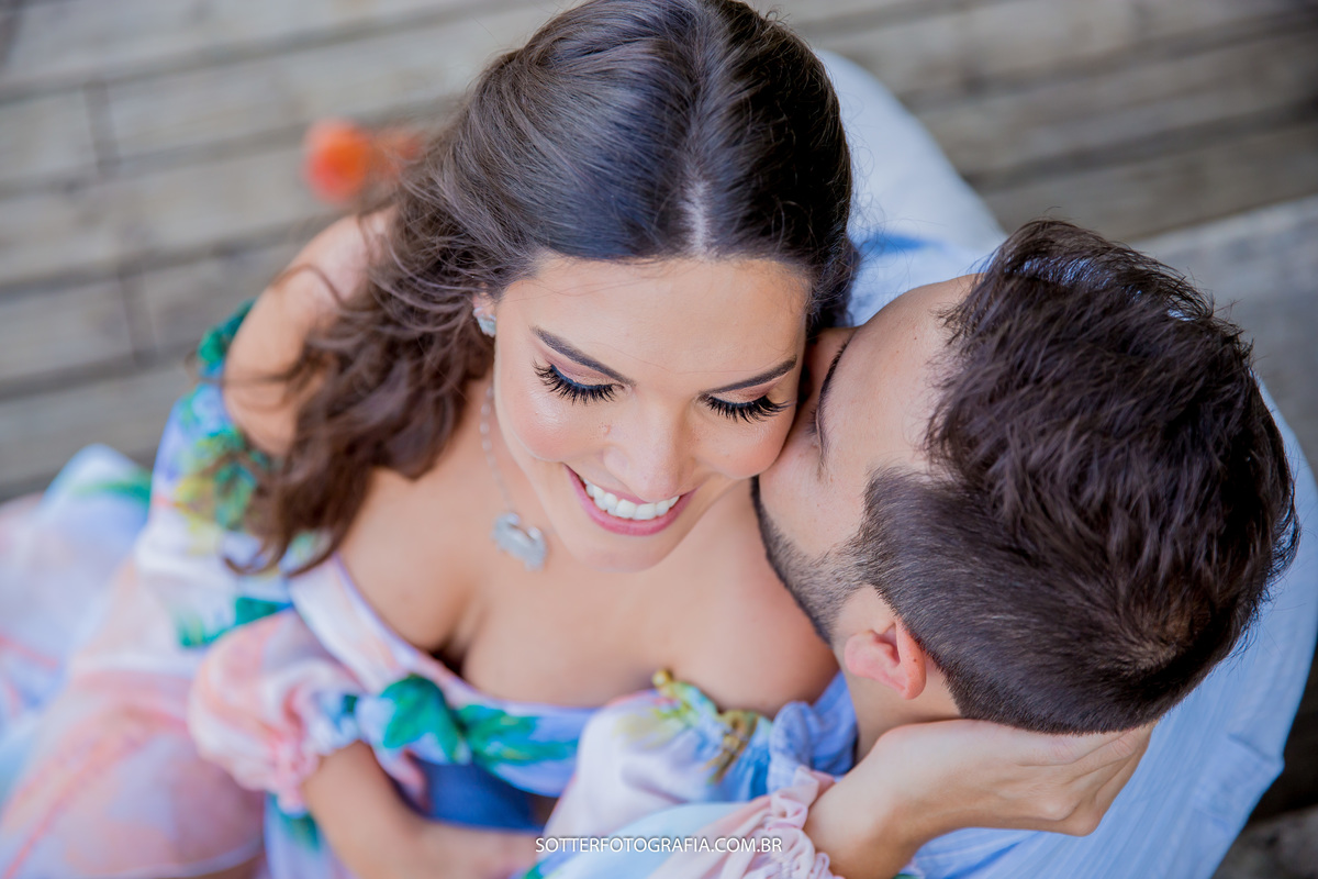 maquiagem para ensaio pre casamento a tarde em arraial dajuda bahia sotter 