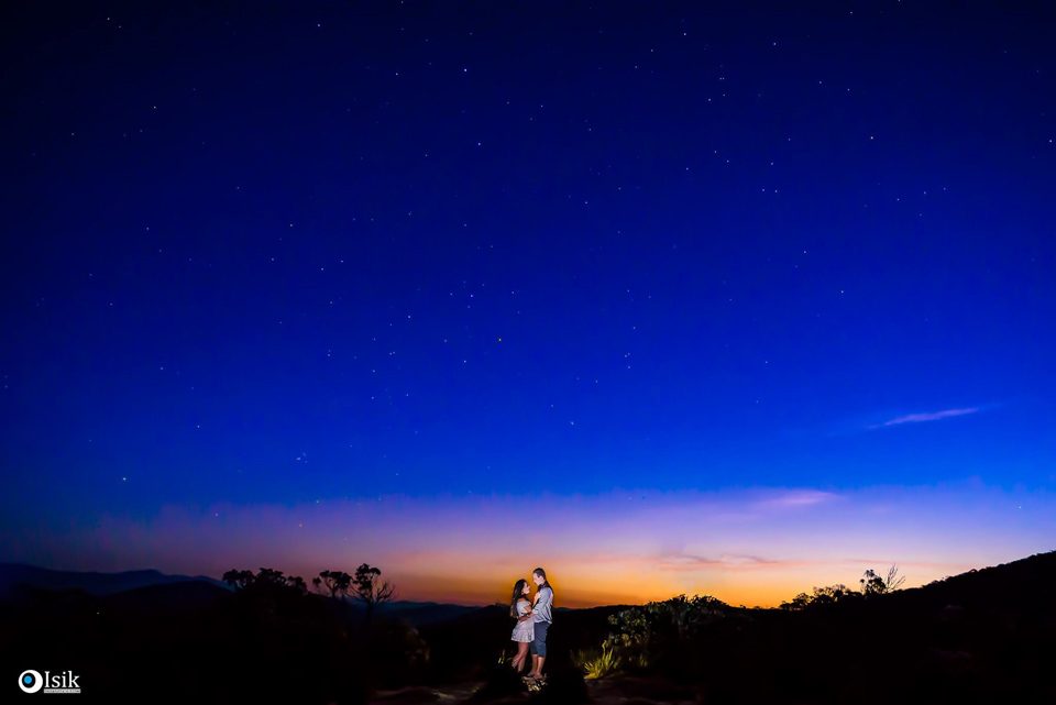 ensaio casal noturno ibitipoca