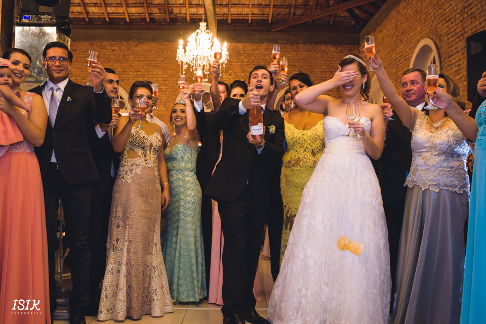 brinde dos noivos no casamento juiz de fora