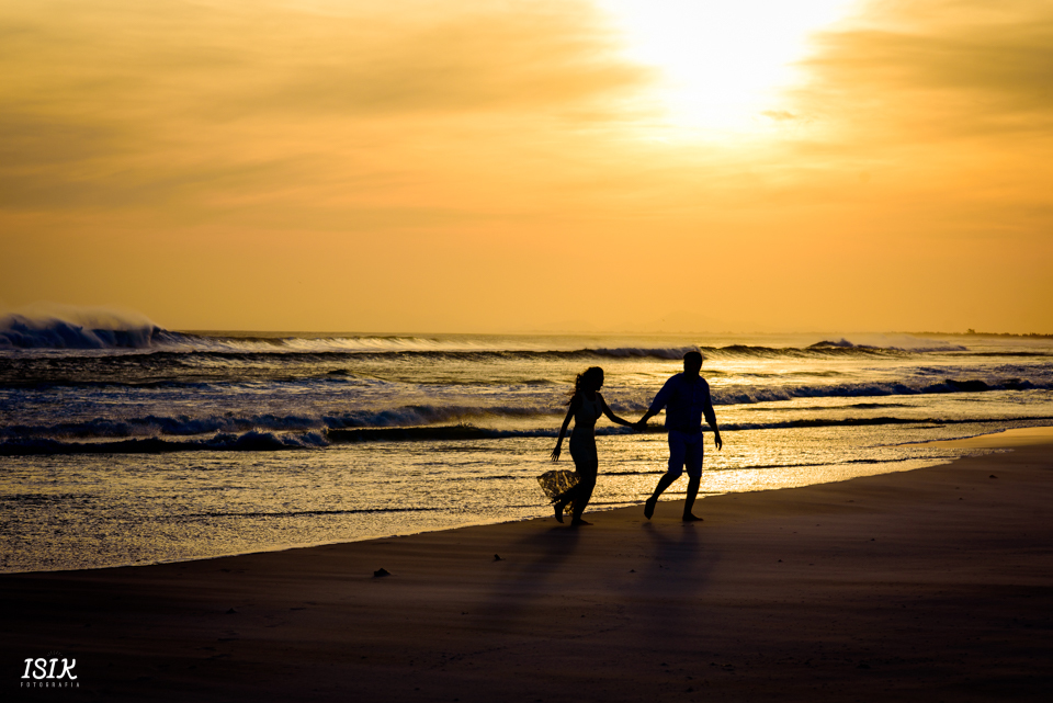 e-session pré-casamento pôr do sol