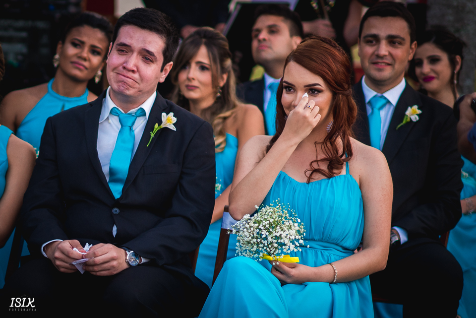 convidados emocionados 