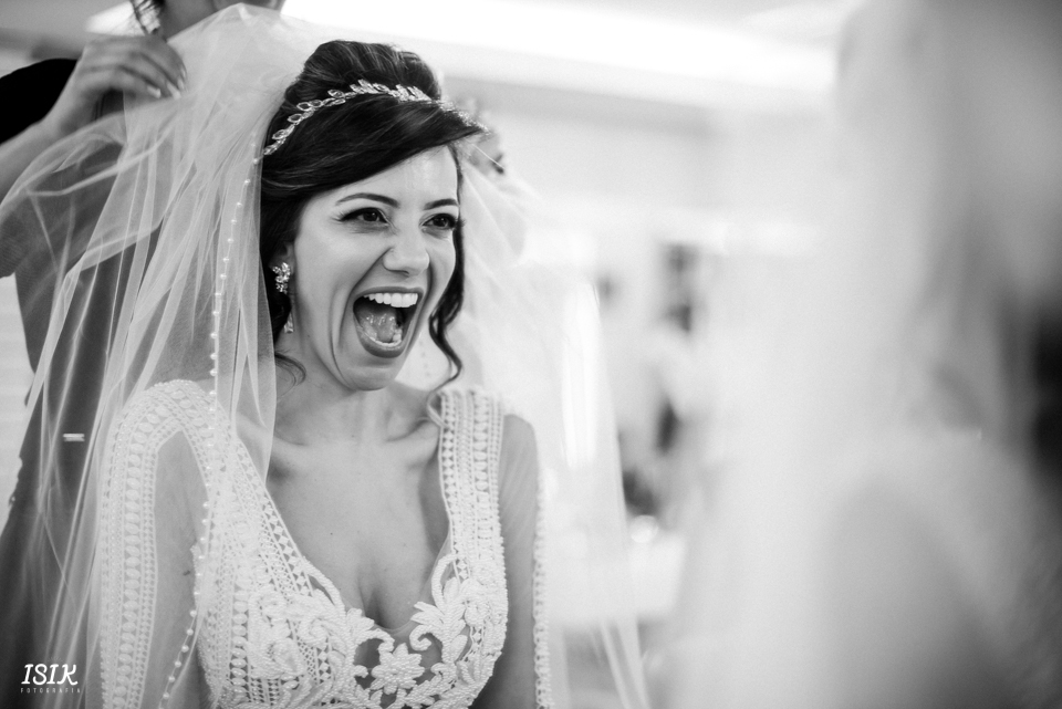 noiva pronta no dia do casamento