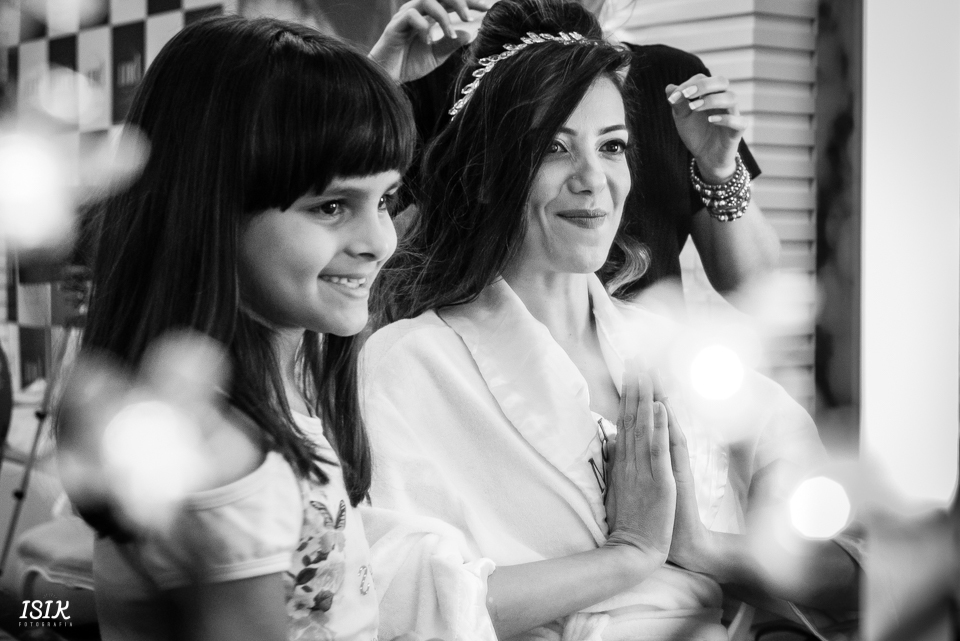 dama da noiva no making of