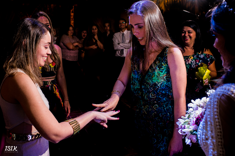 amigas buquê da noiva