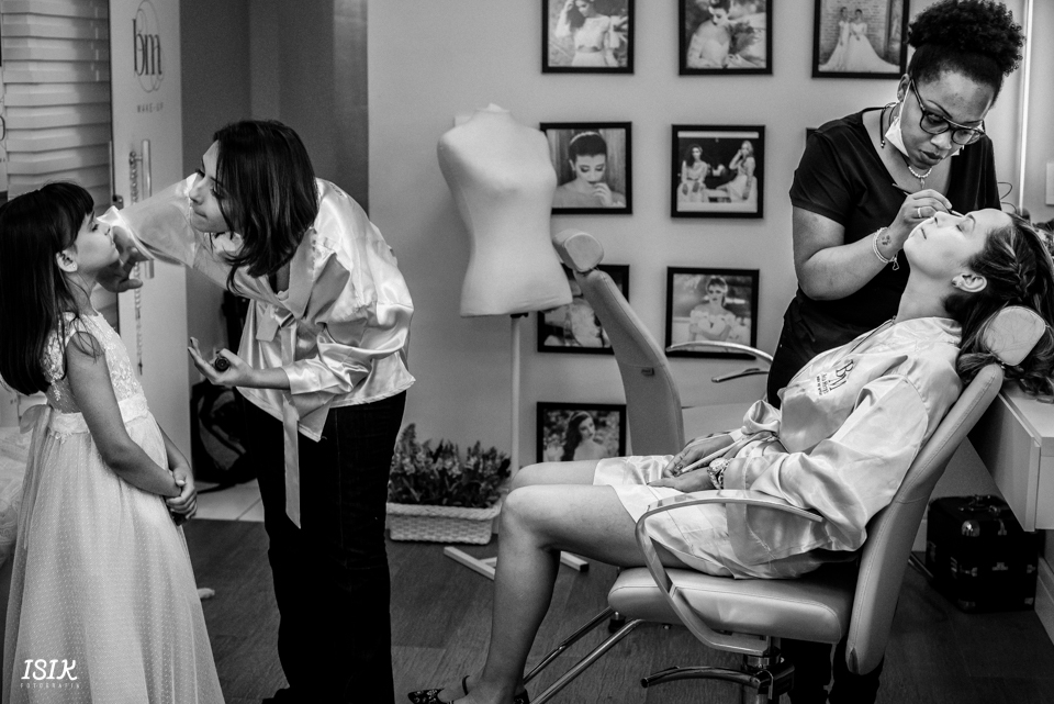 madrinhas no making of da noiva