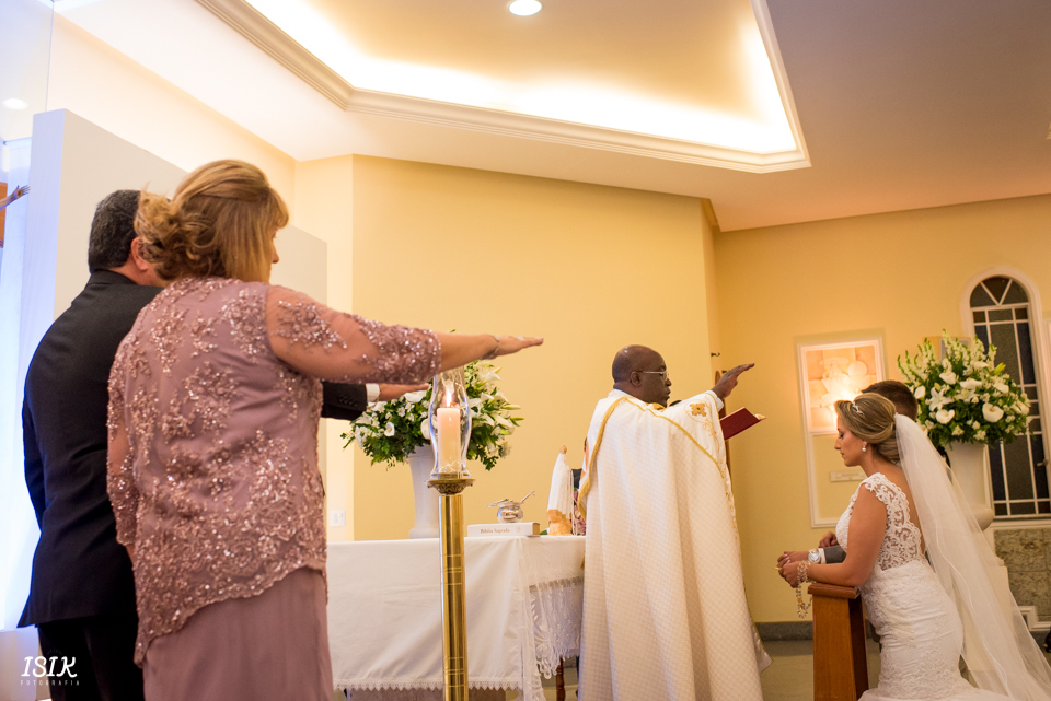 benção as noivos no casamento