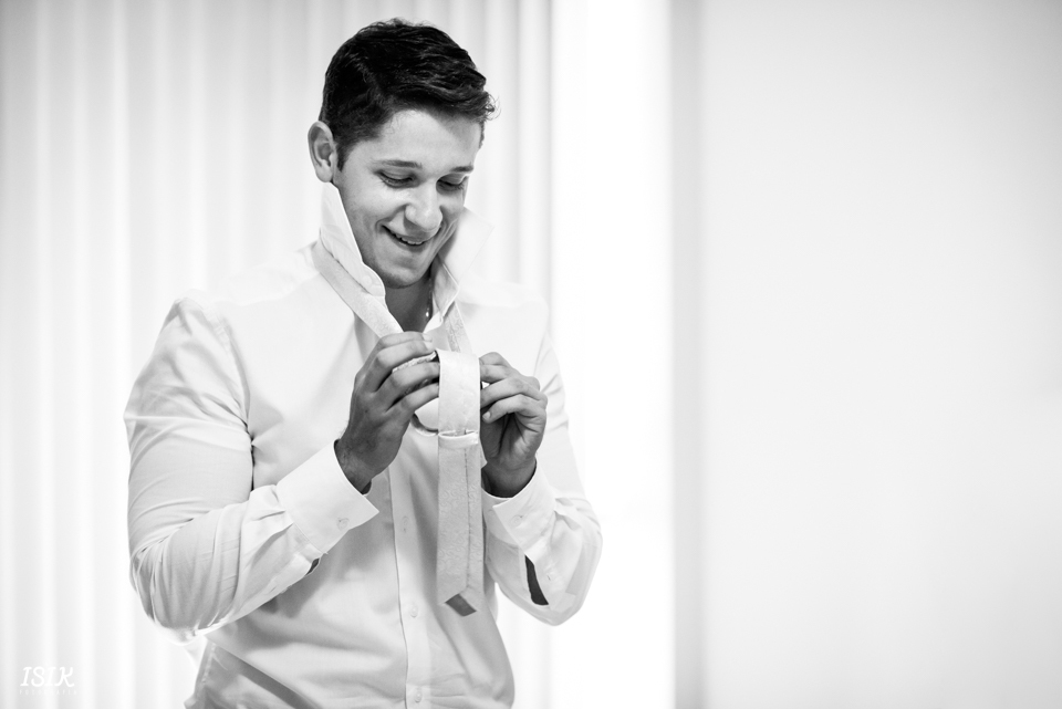 noivo antes do casamento