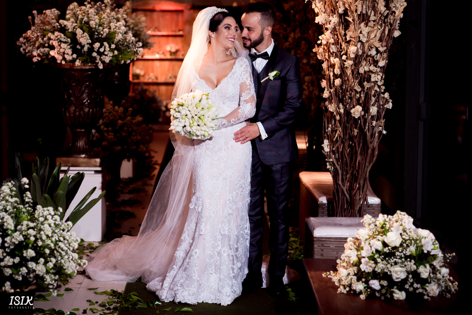 retrato dos noivos cerimônia de casamento