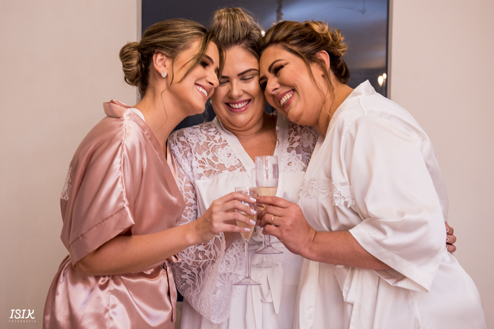 mãe e irmã da noiva fotografia de casamento