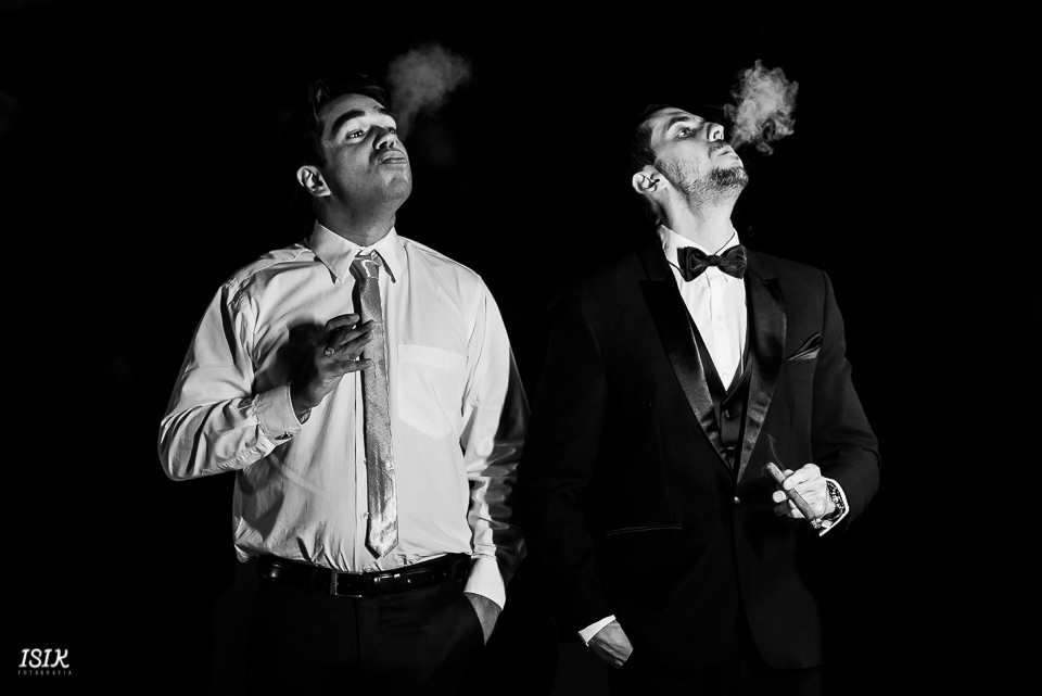 making of do noivo com os padrinhos fotografia de casamento viçosa minas gerais