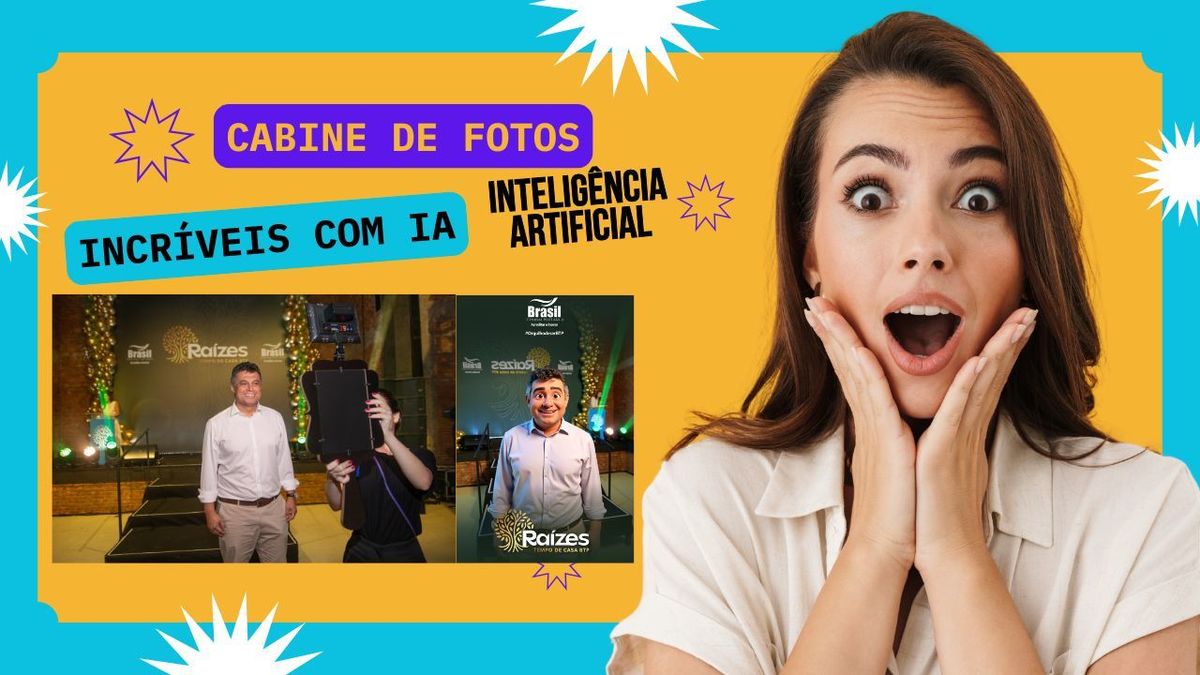 Totens Fotográfico com IA inteligência Artificial - Caricaturas em 3D @ACABINEDEFOTOS360  Santos S.P - Tudo para deixar o seu evento muito mais divertido