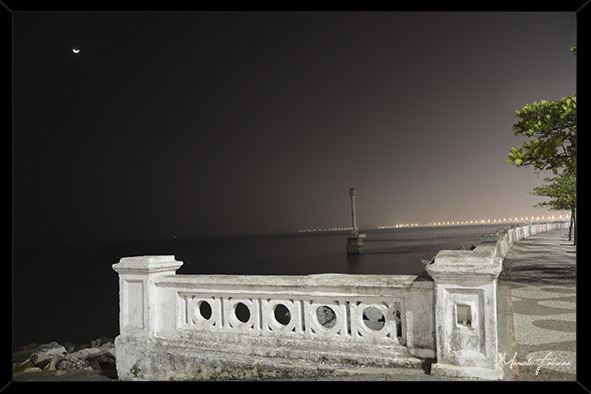 Quadro decorativo - Ponta da Praia em Santos - Marcelo Fabiano Fotografia