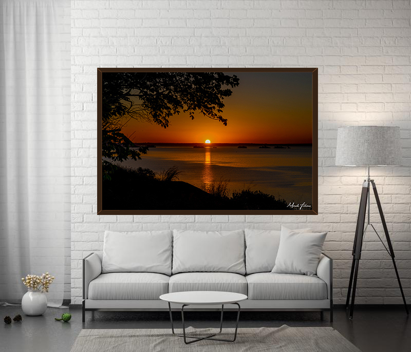 Quadro decorativo por do Sol - Marcelo Fabiano Fotografia - Fotografia do por do sol mais bonito do Brasil - Presidente Epitácio S.P - Votação do Fantástico