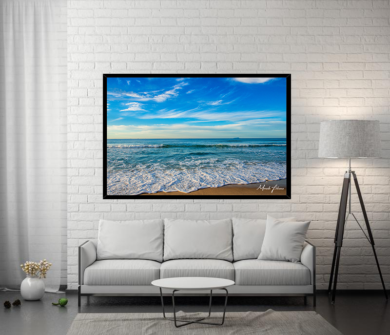 Linda praia de Maresias São Sebastião S.P - Quadros para sala ou escritório - Marcelo Fabiano Fotografia 