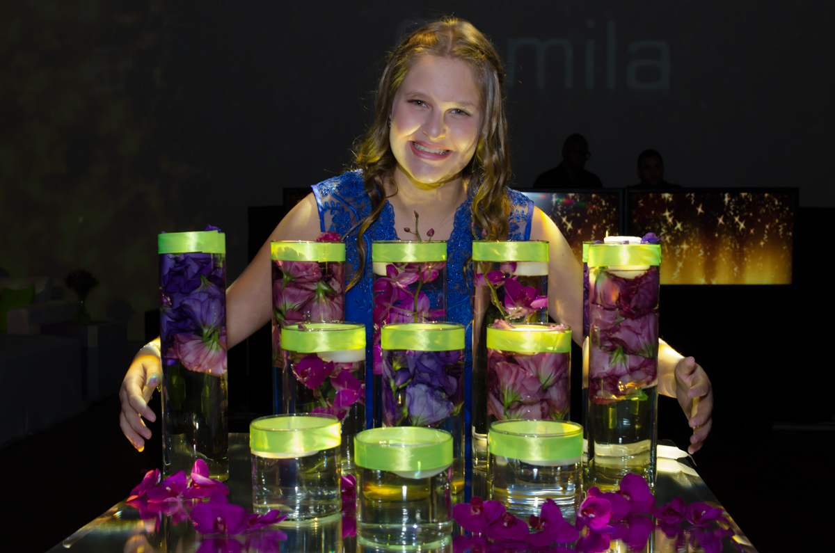 Fotografia da Camila e seu Bat Mitzvah feitas pela Geniphoto em SP
