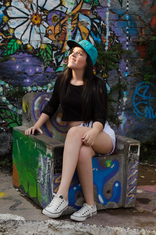 Sessão fotográfica no Beco do Batman em SP, feita pela Geniphoto