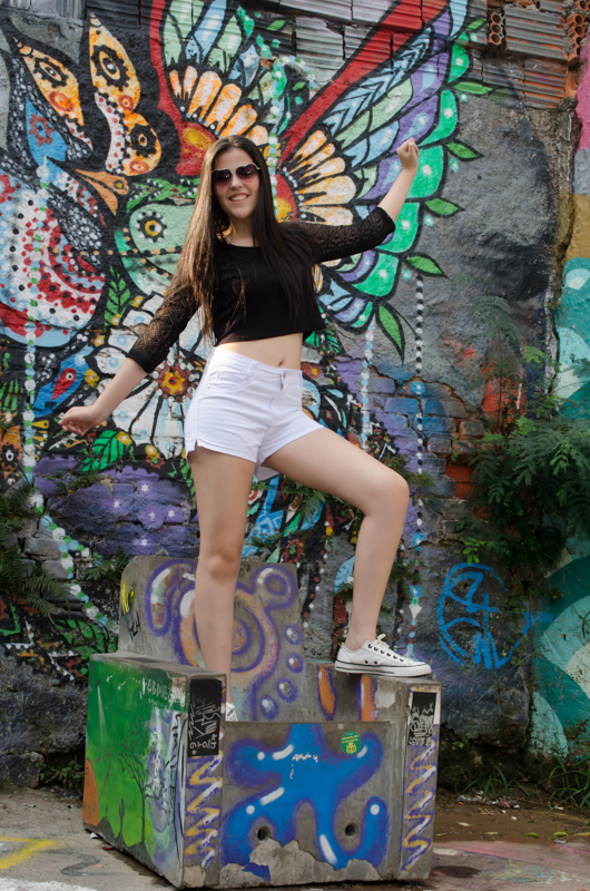 Sessão fotográfica no Beco do Batman em SP, feita pela Geniphoto