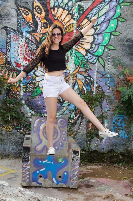 Sessão fotográfica no Beco do Batman em SP, feita pela Geniphoto