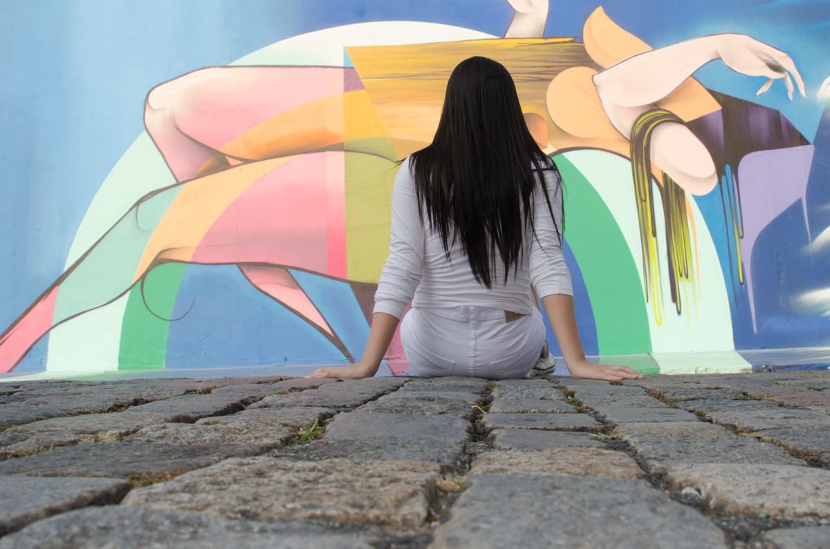 Sessão fotográfica no Beco do Batman em SP, feita pela Geniphoto