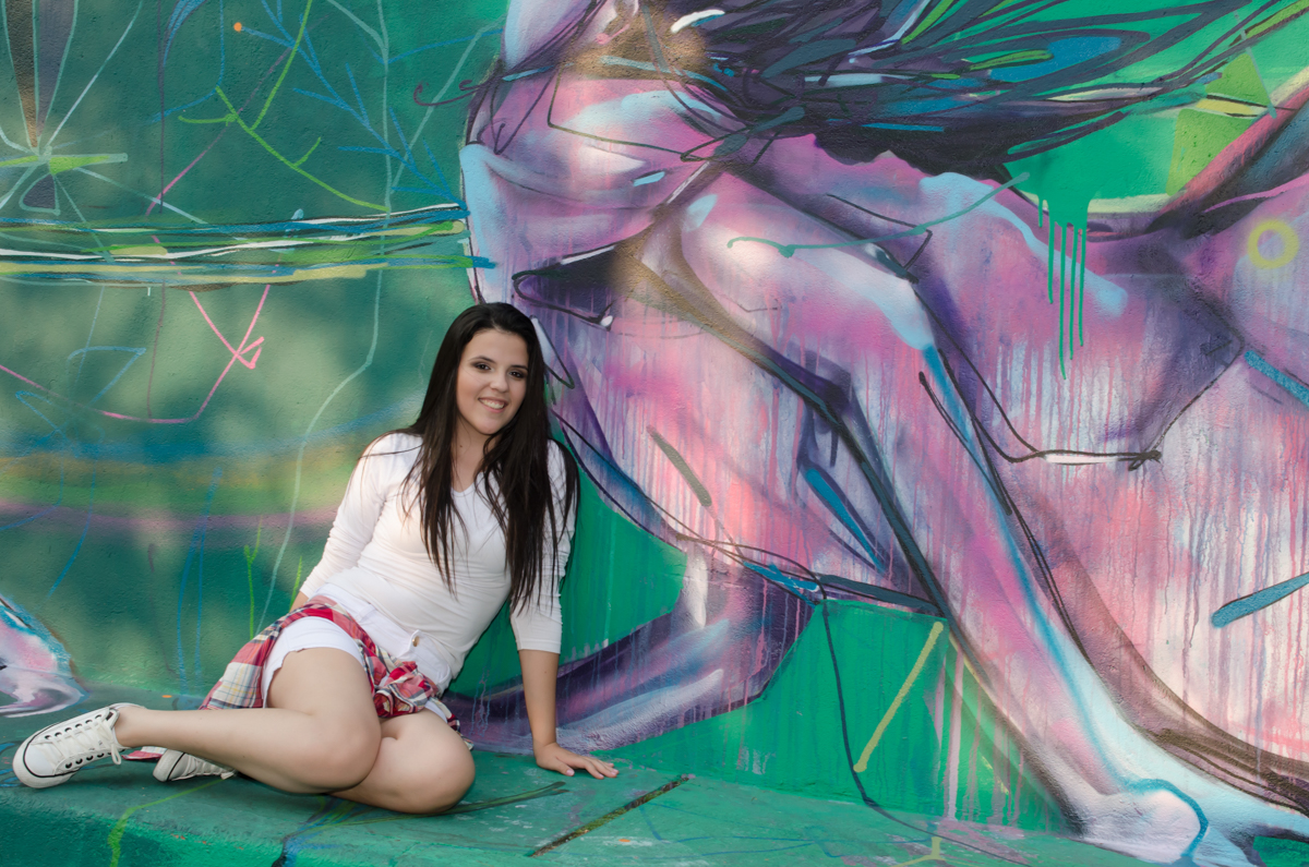Sessão fotográfica no Beco do Batman em SP, feita pela Geniphoto