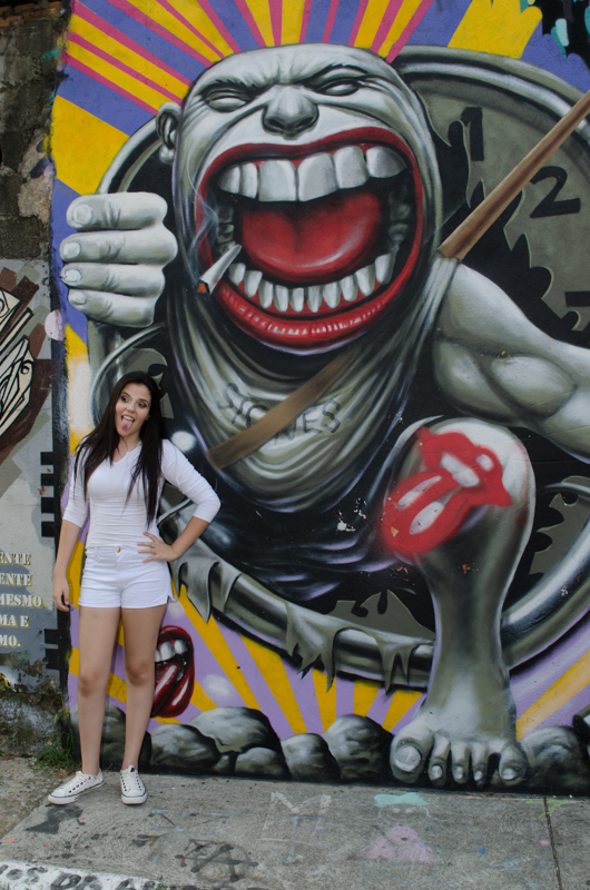 Sessão fotográfica no Beco do Batman em SP, feita pela Geniphoto
