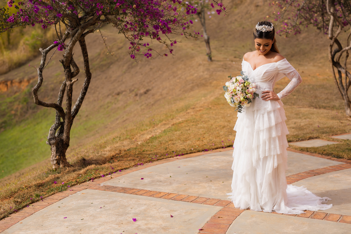 making of noiva Vale dos Desejos  Fernanda e Leo  Casamento