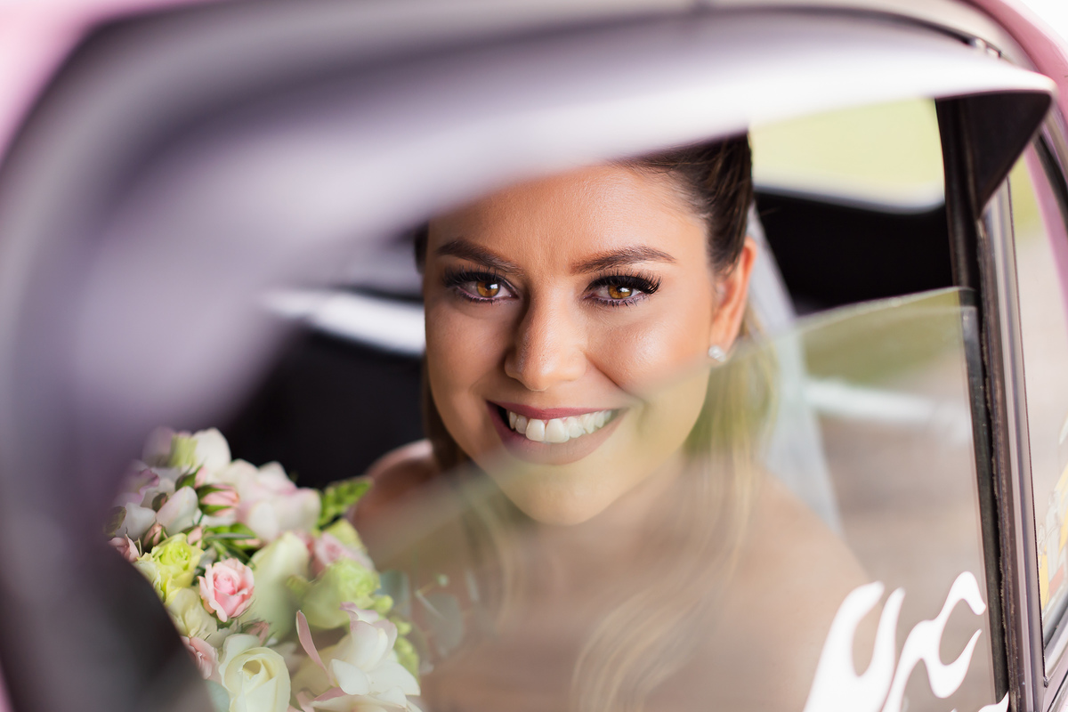 chegada noiva no Vale dos Desejos  Fernanda e Leo  Casamento