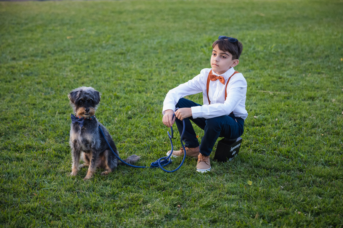 pet cerimonia Vale dos Desejos  Fernanda e Leo  Casamento