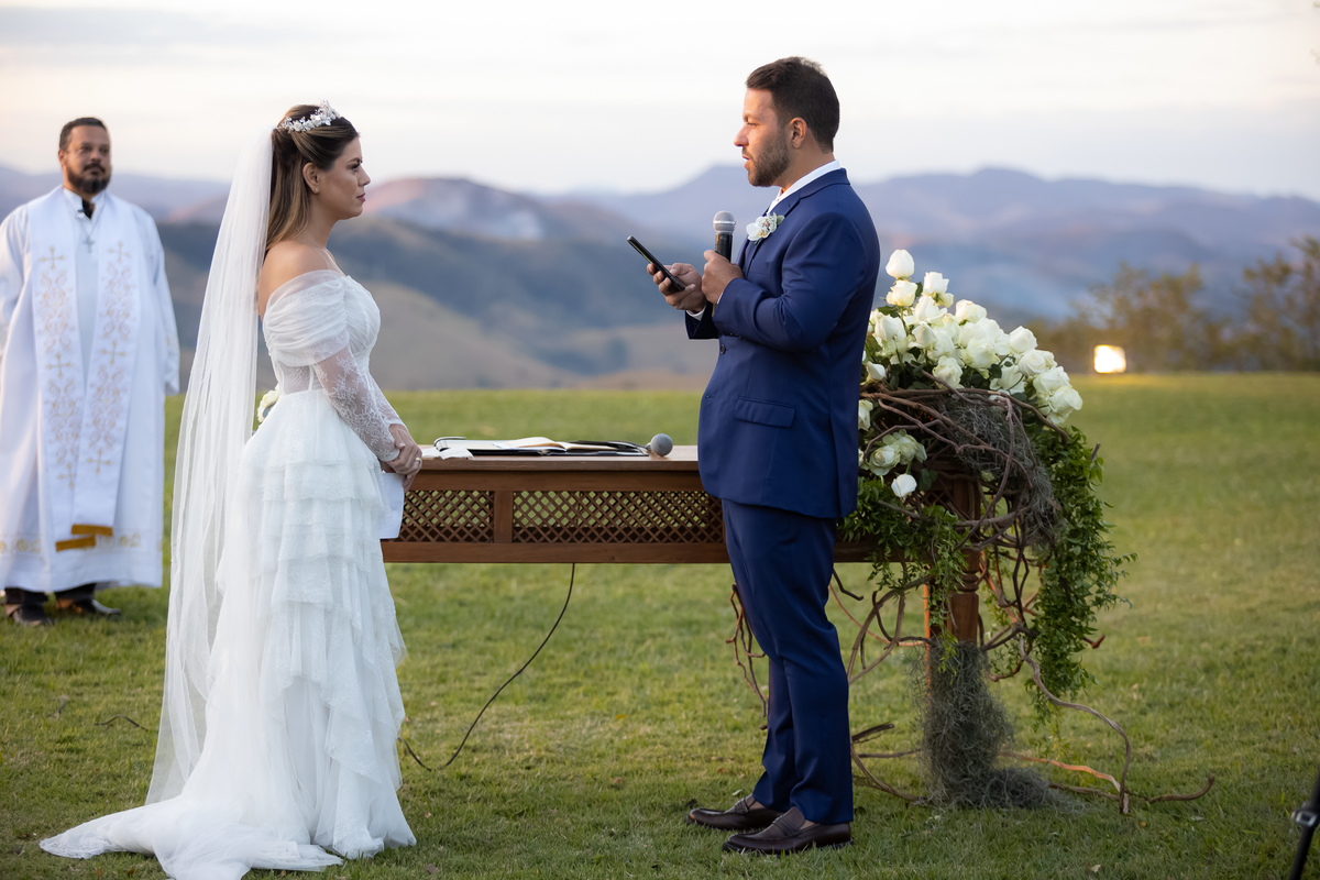 momentos cerimonia Vale dos Desejos  Fernanda e Leo  Casamento
