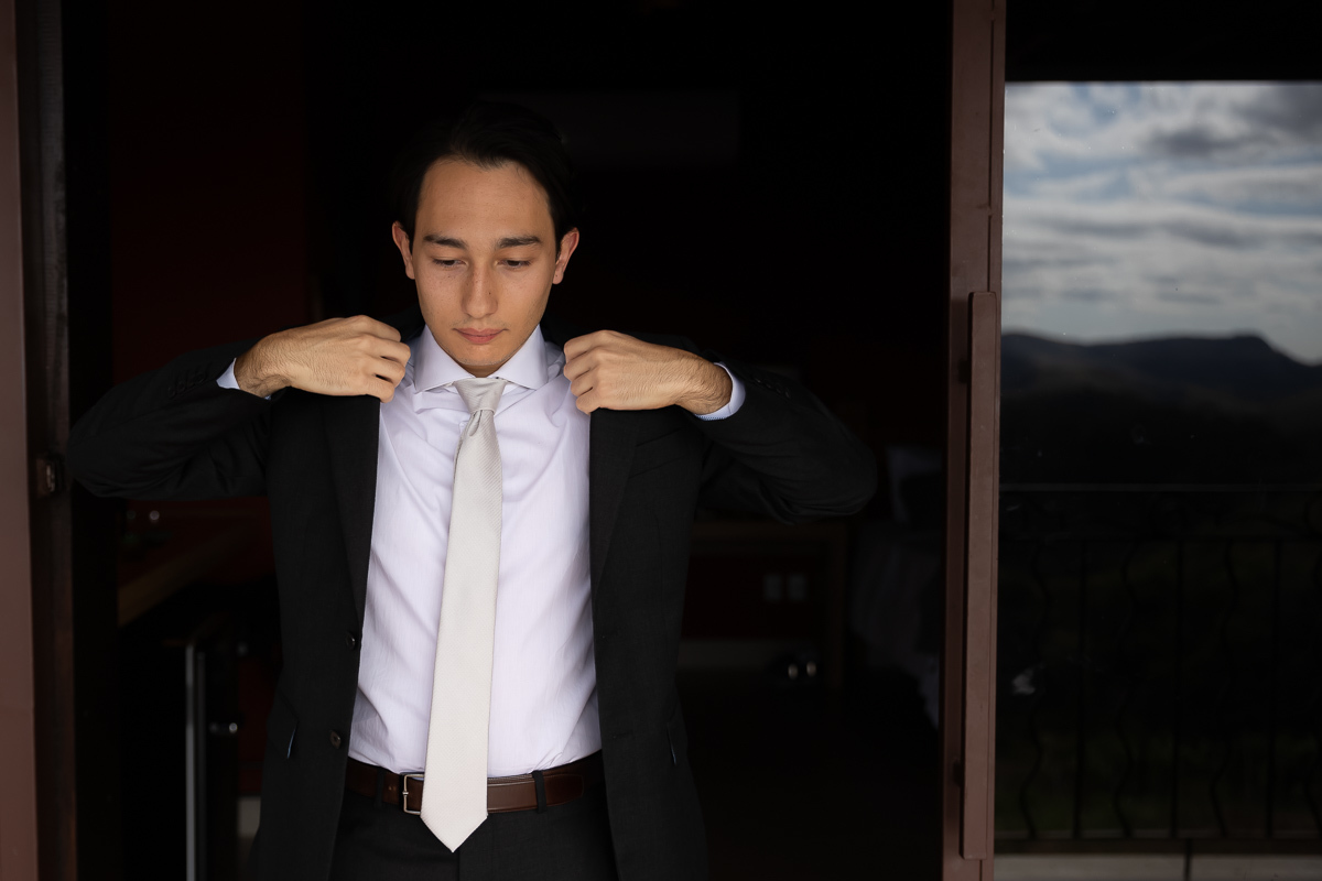 making of noivo Casamento Mariana & Felipe Vale dos Desejos - Areal RJ