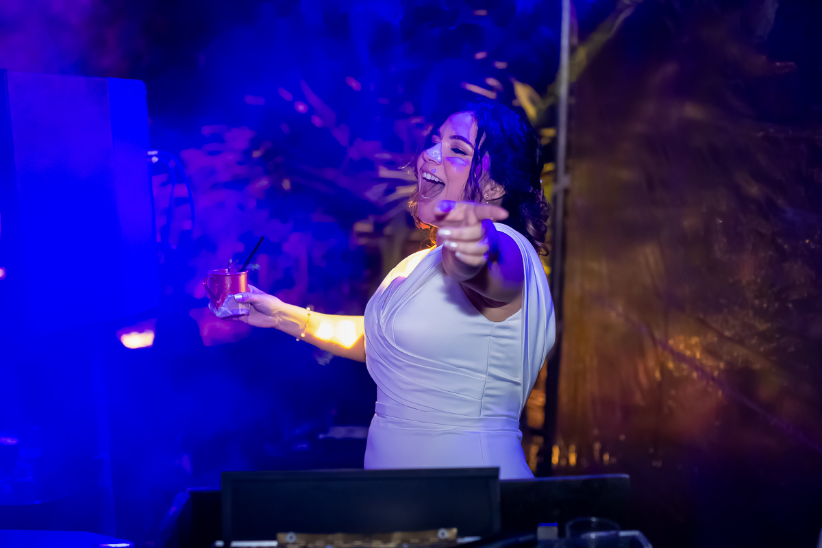 pista de dança casamento de Raquel e Marcelo no Casa do Lago Enfesta