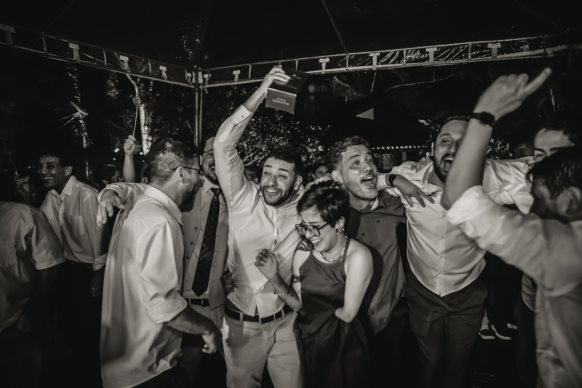 pista de dança casamento de Raquel e Marcelo no Casa do Lago Enfesta