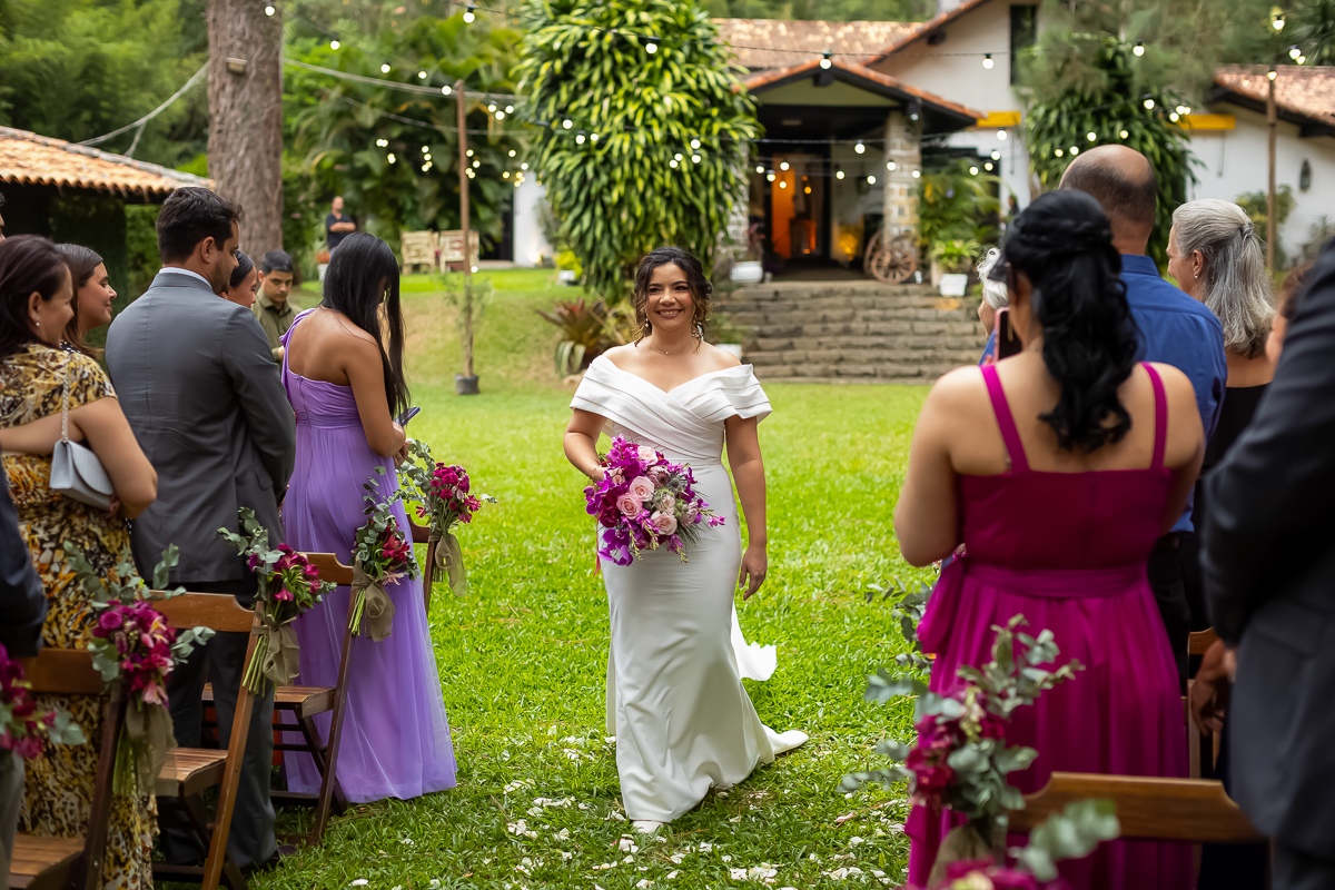 cerimonia casamento de Raquel e Marcelo no Casa do Lago Enfesta