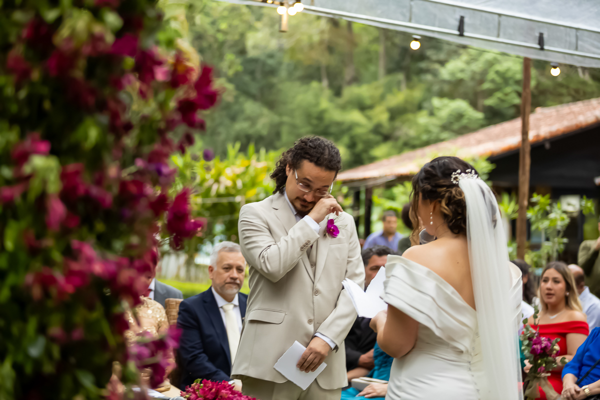 cerimonia casamento de Raquel e Marcelo no Casa do Lago Enfesta