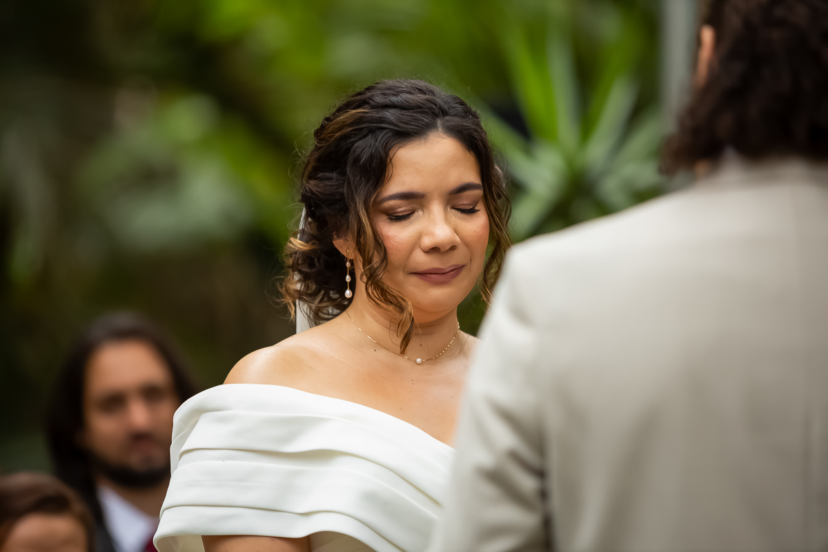 cerimonia casamento de Raquel e Marcelo no Casa do Lago Enfesta