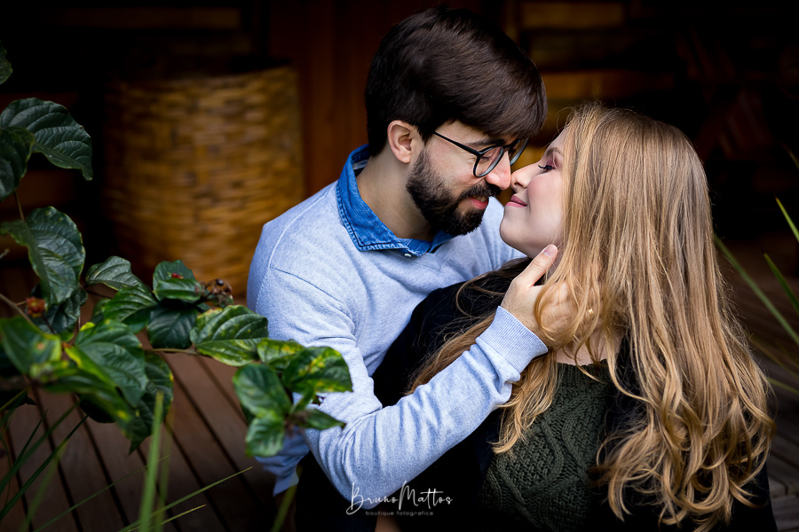 casal de testa encontada