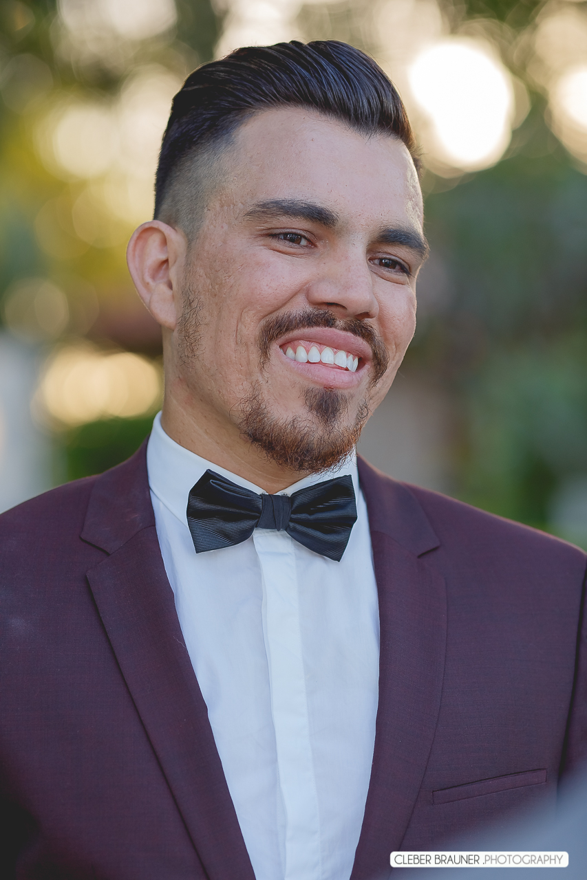 Linca casamento ao ar livre realizado em Porto Alegre, fotos feitas pelo fotógrafo de Caxias do Sul Cleber Brauner, Bento Gonçalves