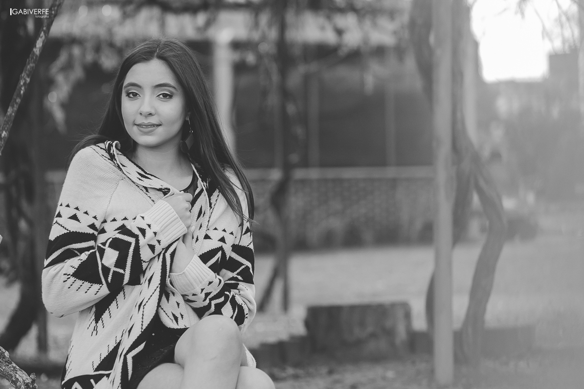 ensaio de 15 anos no parque