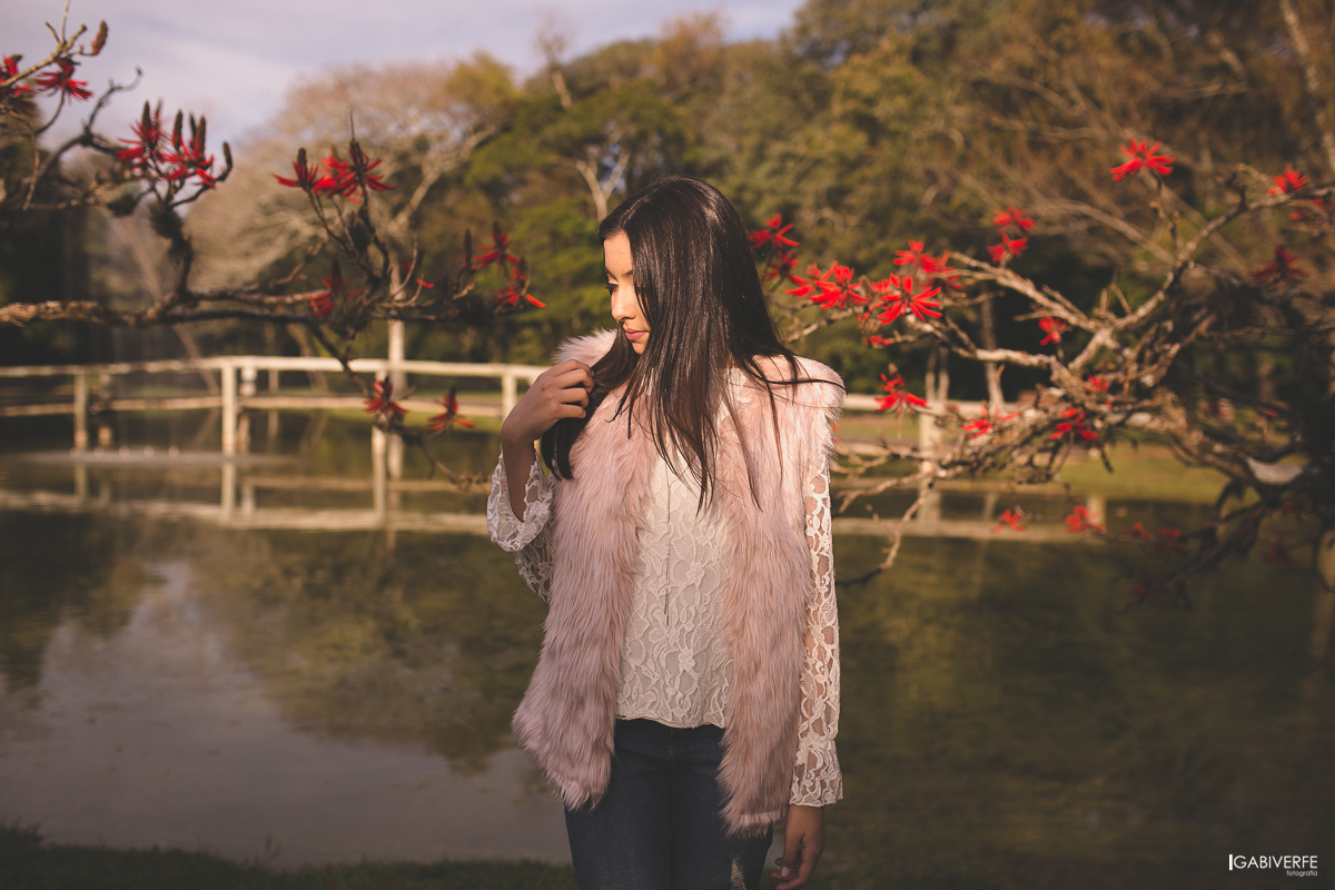 ensaio de 15 anos no parque