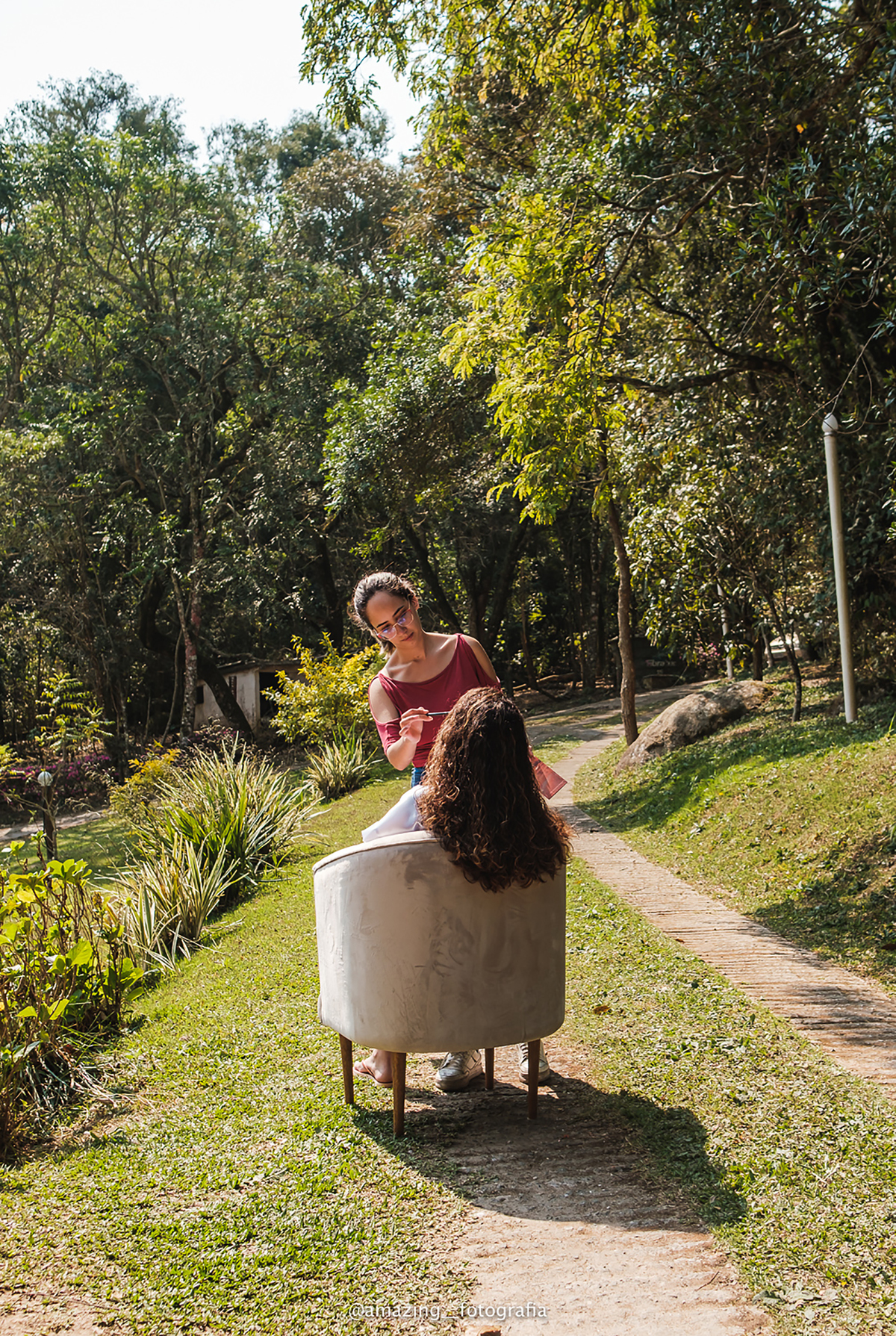 Casamento no espaço Sítio Florentino da Giovanna e do Maiko 