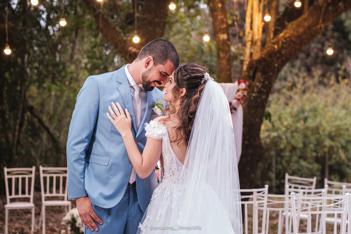 Casamento no espaço Sítio Florentino da Giovanna e do Maiko 