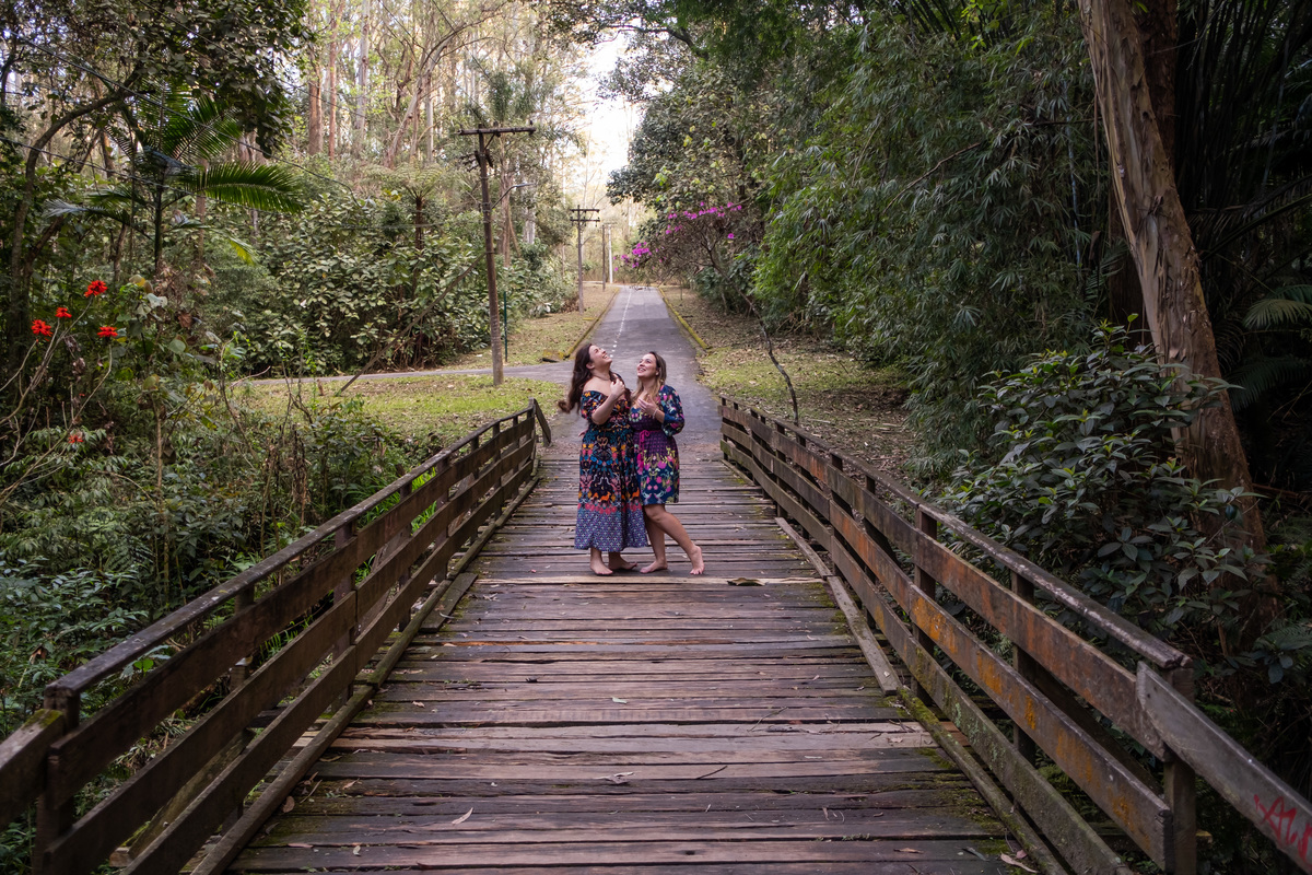 Ensaio Pre Wedding no Parque do Carmo realizado na Festa das Cerejeiras da Tamara e da Lorena